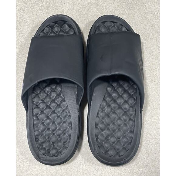 New- Islide NBA Golden State Warriors Logo Slide Sandals Black Unisex Size 12 main image 5